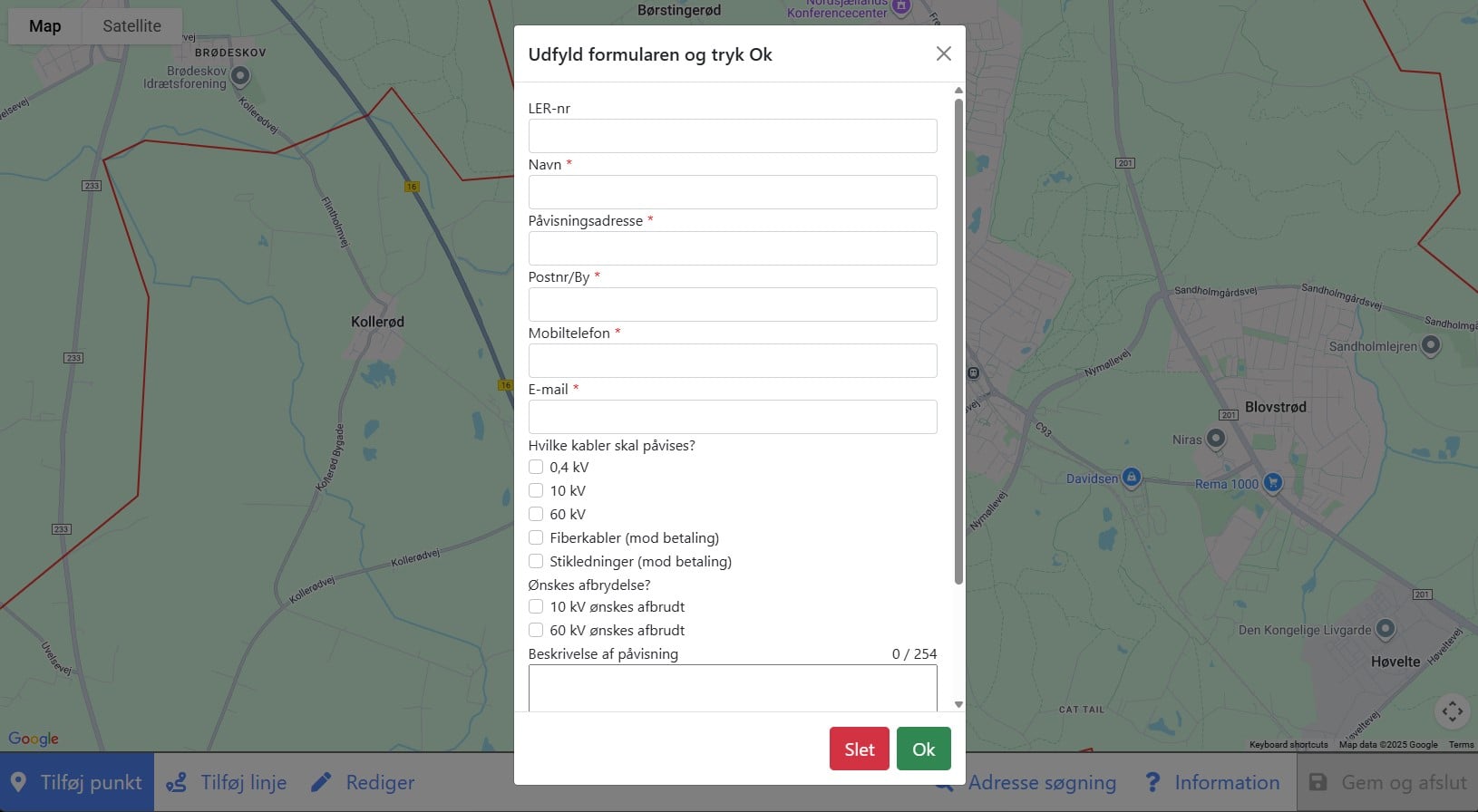 LER påvisnings løsning